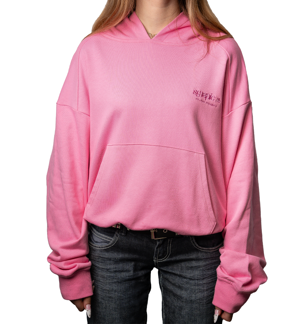 RAW HOODIE PINK