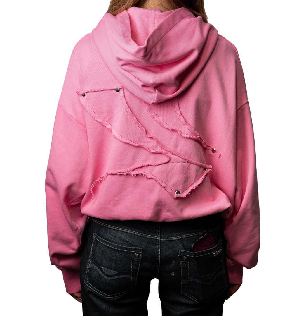 RAW HOODIE PINK